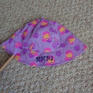 Sunpoint Toddler Girls Mermaid Seashell Sun Hat - Georgia